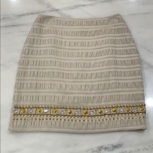 Francesca’s Beaded Mini Skirt